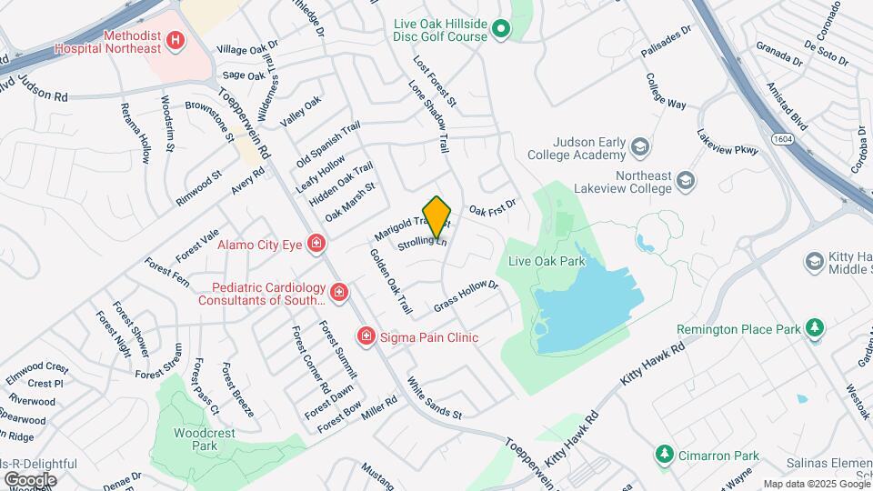 7722 Strolling Ln Map and Location Details