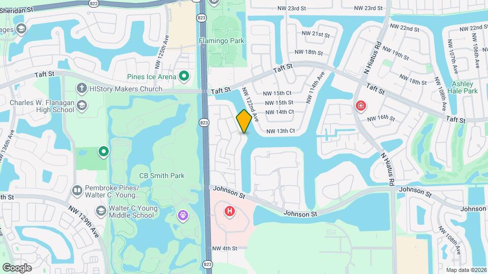 1305 NW 122nd Terrace Map and Location Details