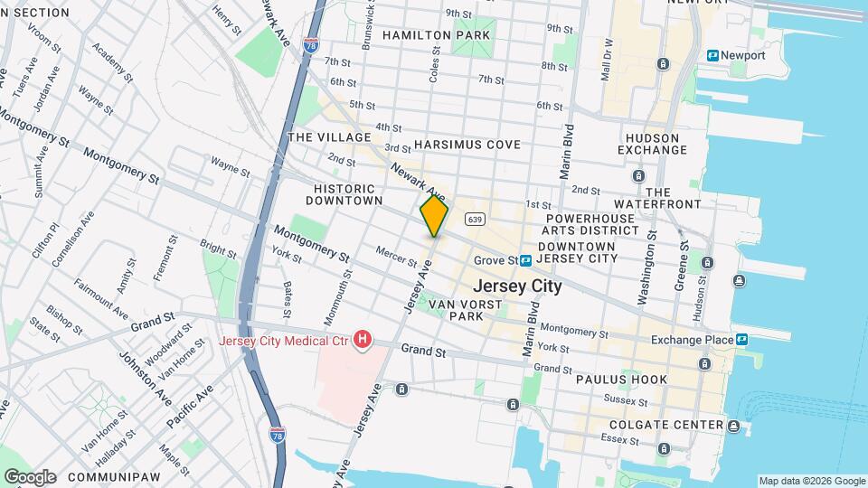 507 Jersey Ave Map and Location Details