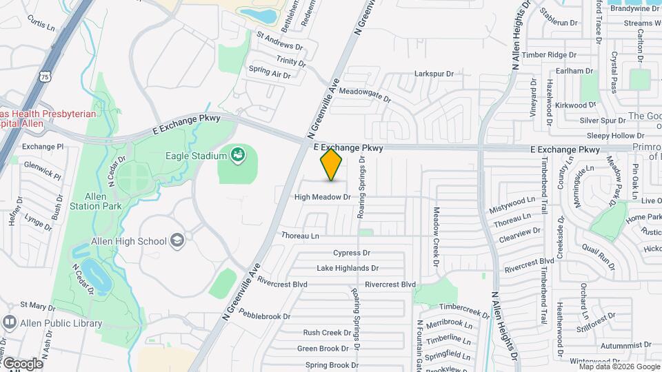 618 Shadyglen Dr Map and Location Details