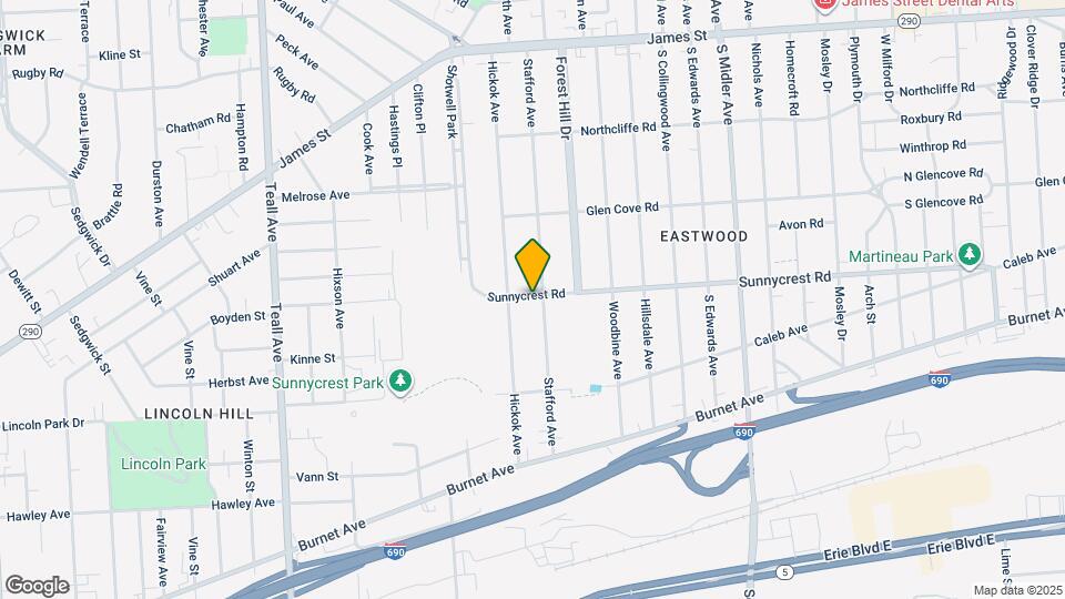 400 Stafford Ave, Unit 2nd unit Map and Location Details