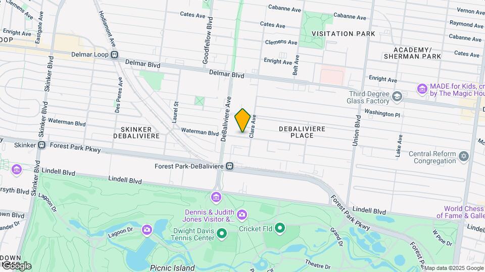 5635 Waterman Blvd Map and Location Details