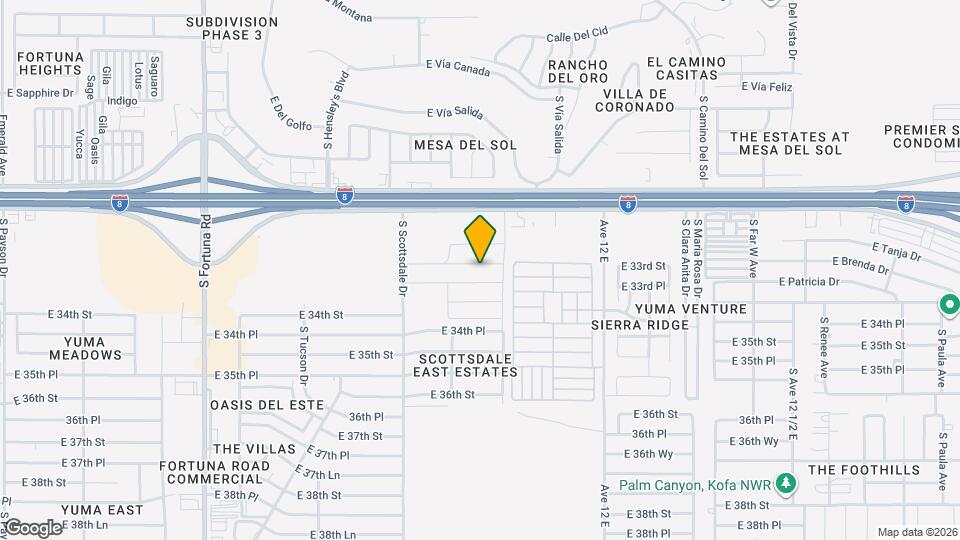 11649 E 33rd Pl Map and Location Details