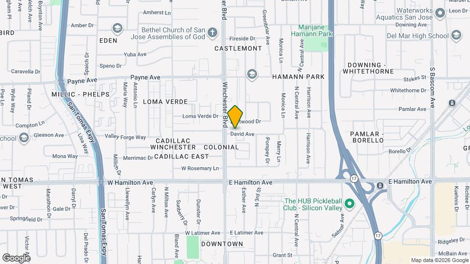 David Avenue Apartments Map and Location Details