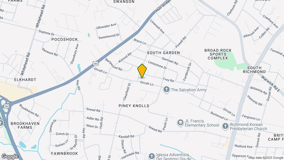 5534 Orcutt Ln Map and Location Details