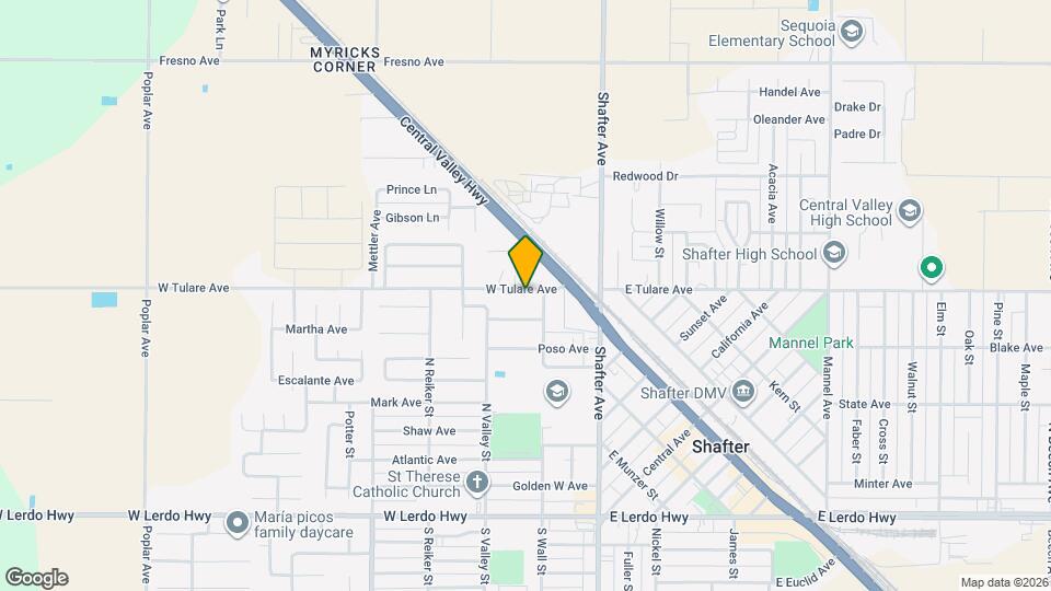 Tulare Arms Apartments Map and Location Details