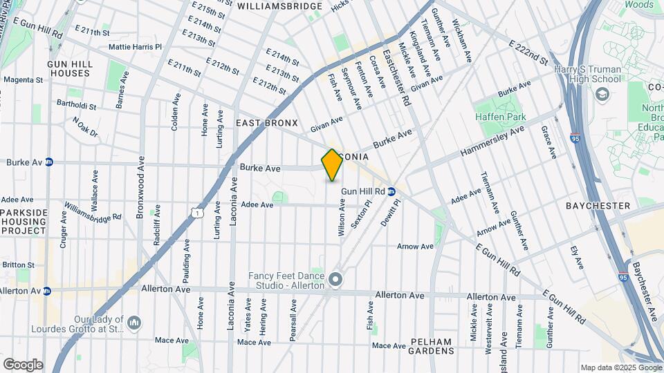 3026 Bouck Ave, Unit 3er floor Map and Location Details