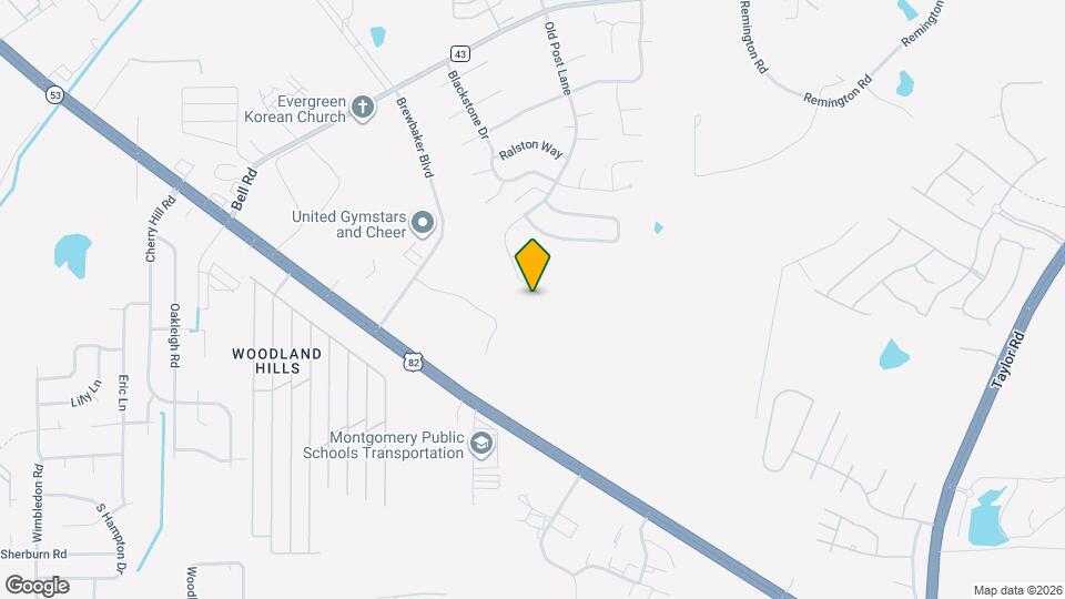 6136 Old Post Lane Map and Location Details