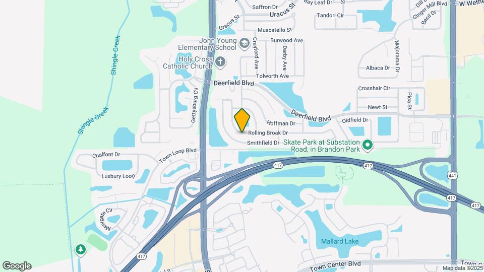 2824 Rolling Broak Dr Map and Location Details