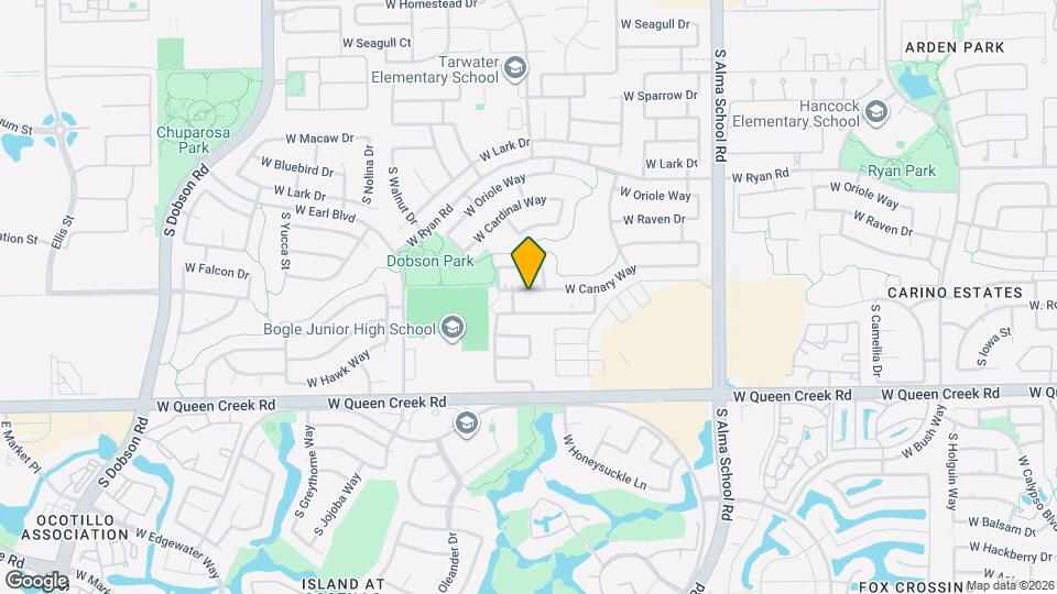 1421 W Canary Way Map and Location Details