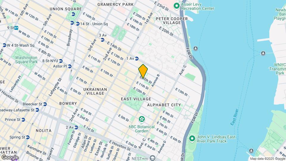516 East 12th Street Mapa y Detalles de la Ubicación