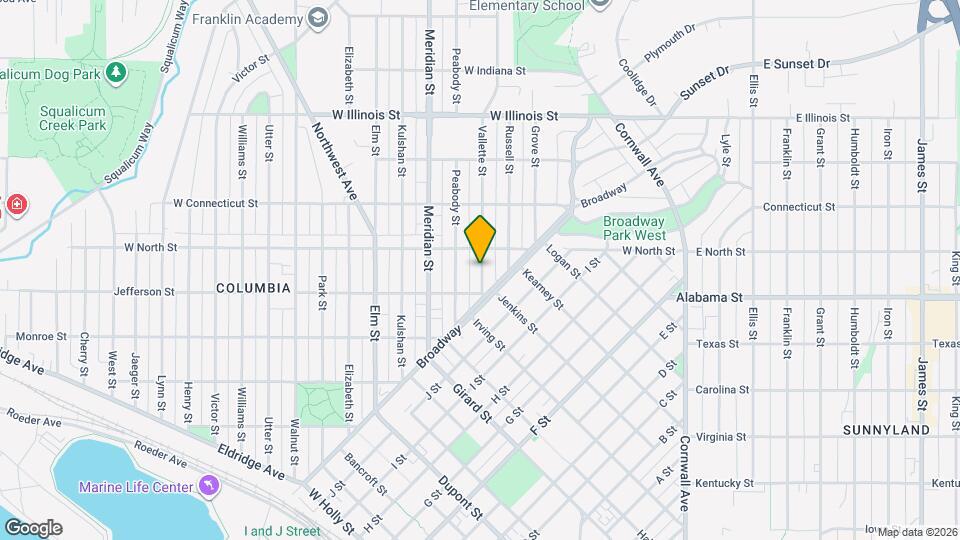 2517 Vallette St Map and Location Details