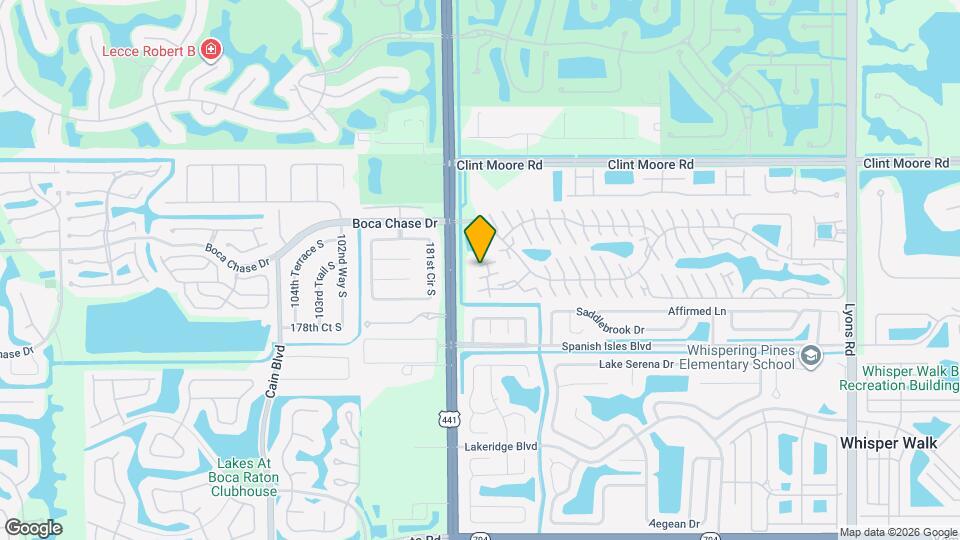 9939 Boca Gardens Trl Map and Location Details