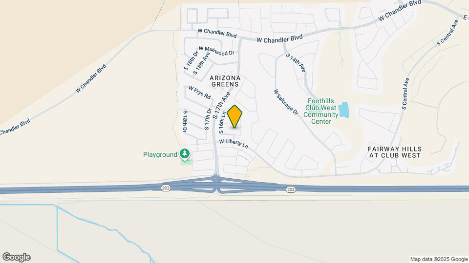 1634 W Windsong Dr Mapa y Detalles de la Ubicación