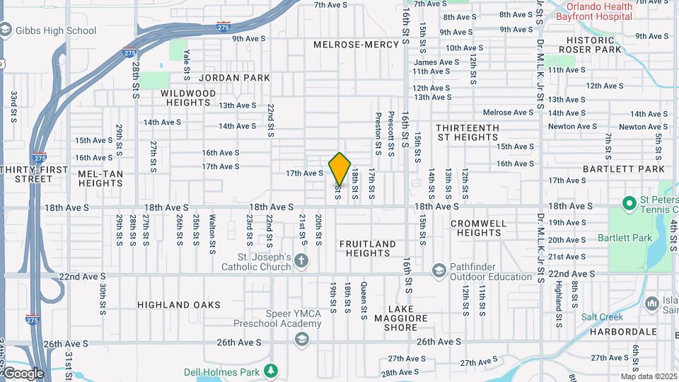 1750 19th St S Map and Location Details