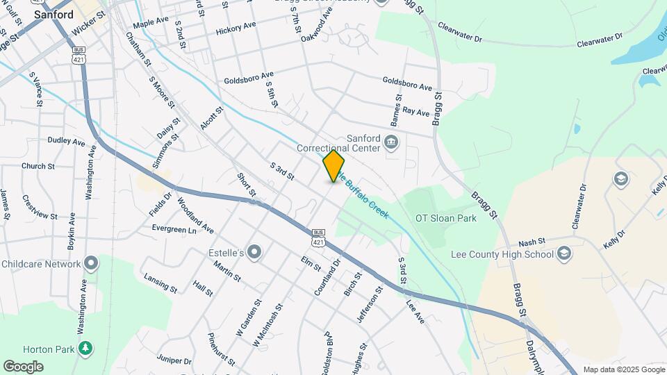 210 E Garden St Map and Location Details