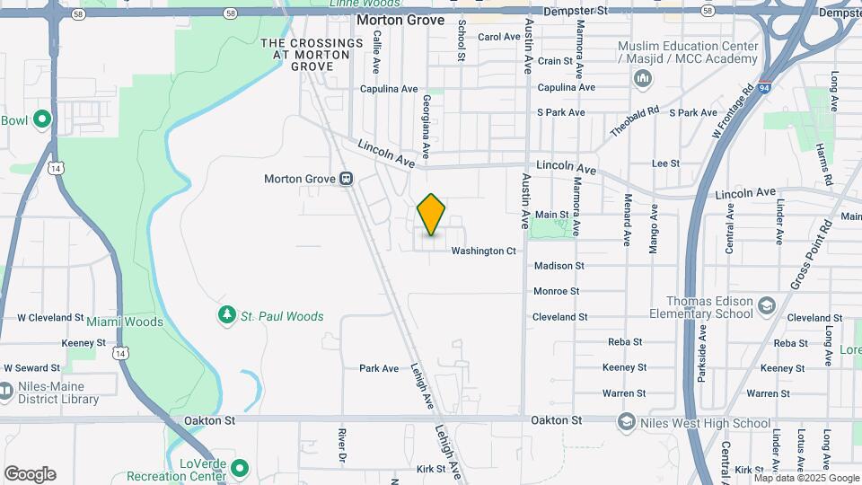 6158 Washington Ct Map and Location Details