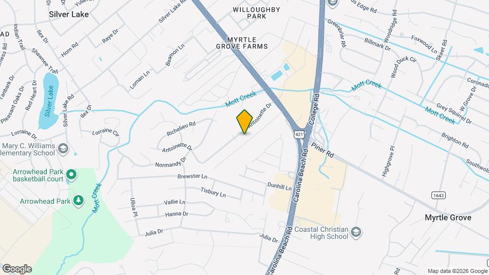 1216 Wildflower Dr Mapa y Detalles de la Ubicación