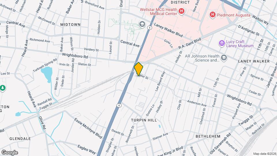 1514 Bleakley St Map and Location Details