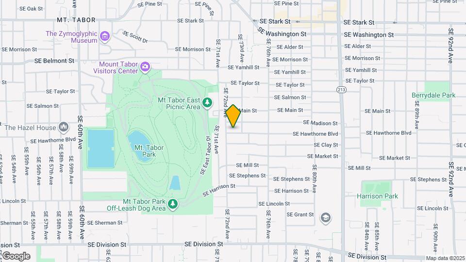 7227 SE Hawthorne Blvd Map and Location Details