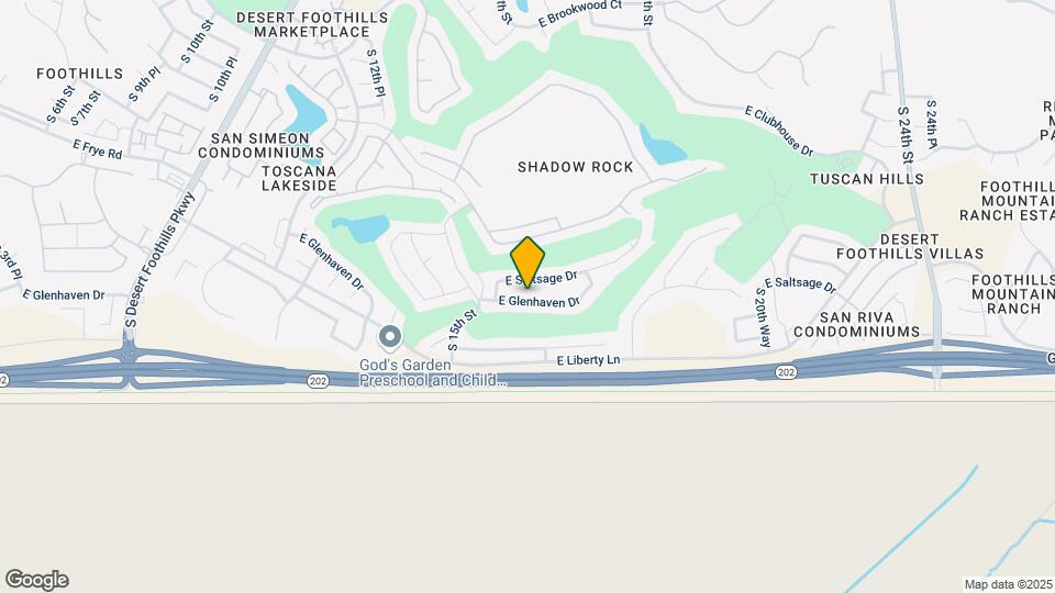 1628 E Glenhaven Dr Mapa y Detalles de la Ubicación