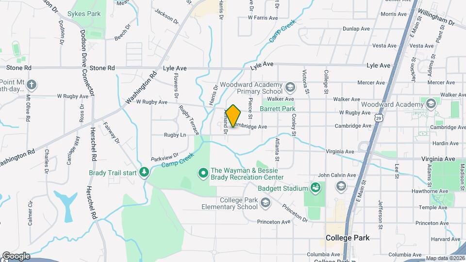 2145 Park Terrace Map and Location Details