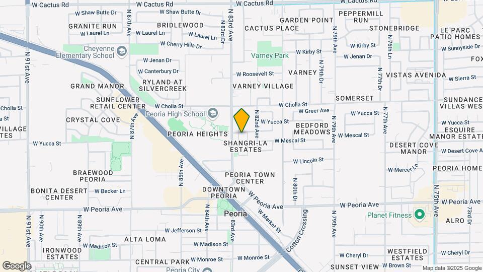 11169 N 82nd Ln Map and Location Details
