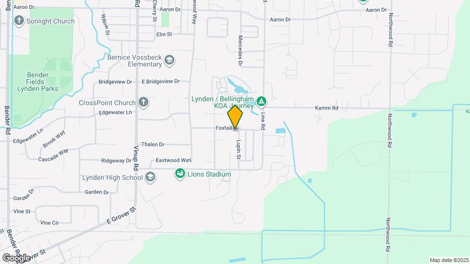 1468 Foxtail St Map and Location Details