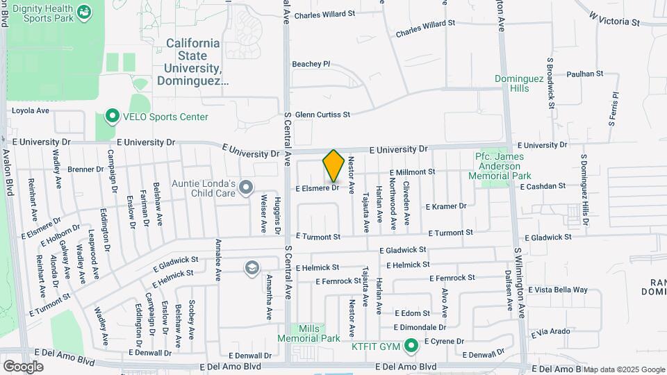 1411 E Elsmere Dr Map and Location Details