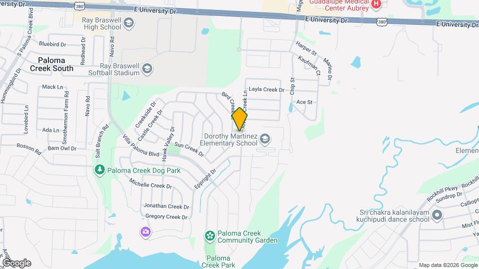 1112 Rivers Creek Ln Map and Location Details