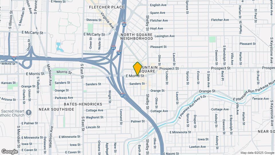 1005 E Morris St Map and Location Details