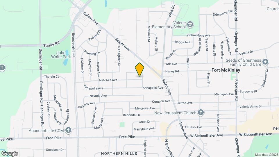 4105 Natchez Ave Mapa y Detalles de la Ubicación