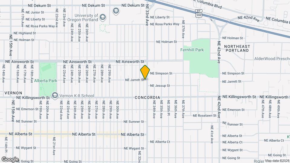 5735 NE 33rd Ave, Unit C Mapa y Detalles de la Ubicación