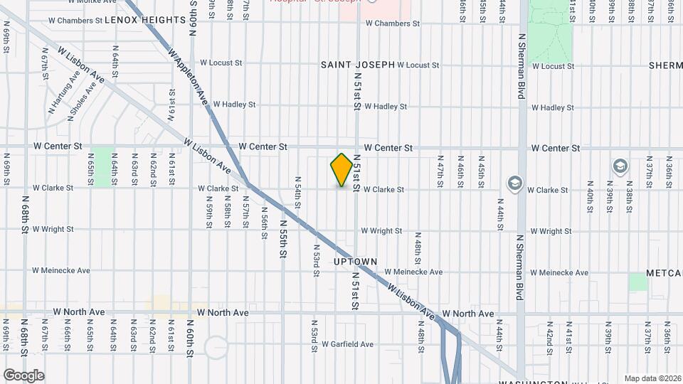 2578 N 52nd St Map and Location Details