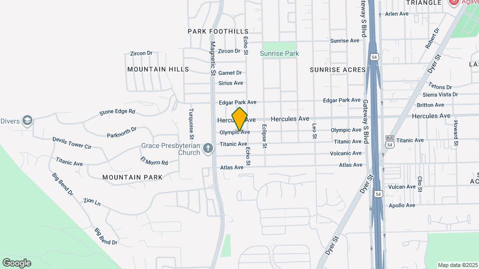 3504 Olympic Ave Map and Location Details