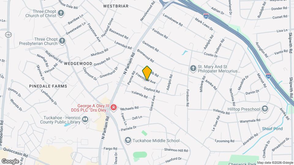 8409 Freestone Ave Mapa y Detalles de la Ubicación