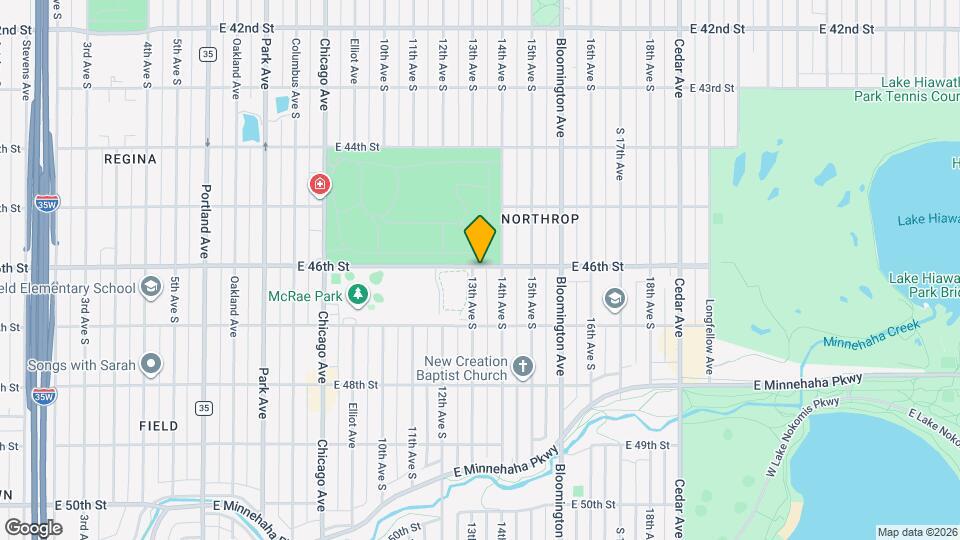 4601 13th Ave S Map and Location Details