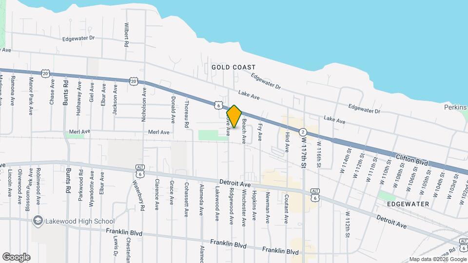 1277 Cove Ave, Unit 502 Map and Location Details