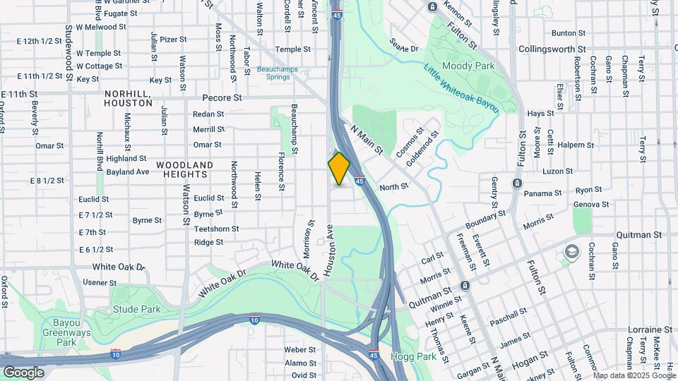 210 E Woodland St Map and Location Details