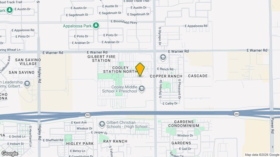 3900 E Gideon Way Map and Location Details