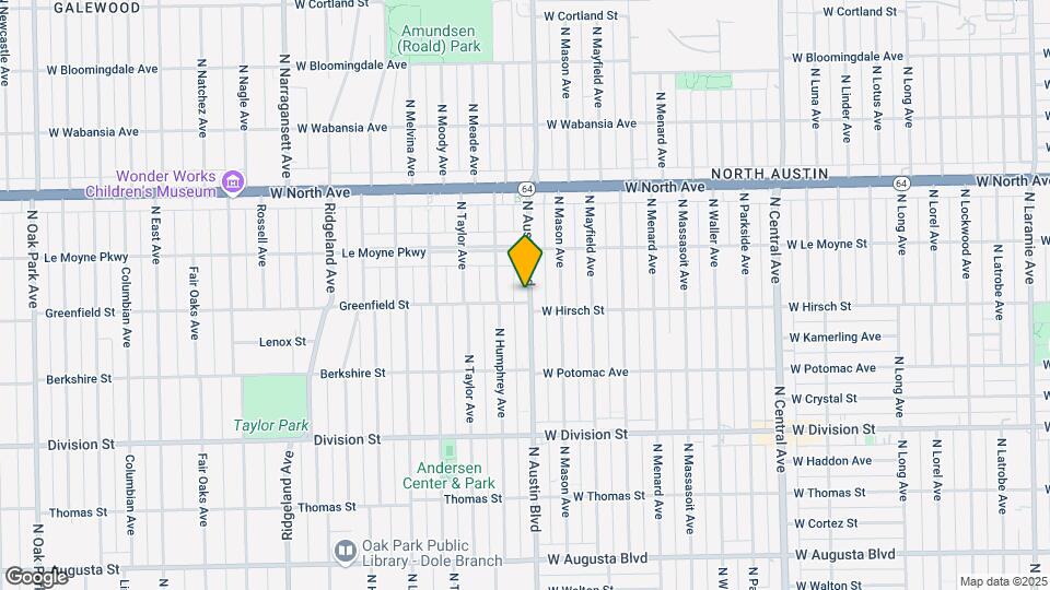 1406 N Austin Blvd Map and Location Details
