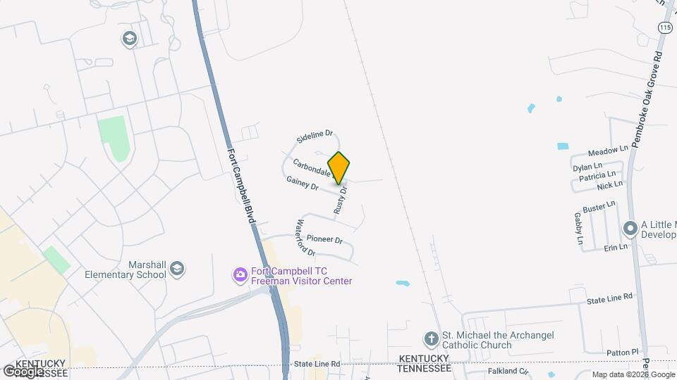 533 Gainey Dr Map and Location Details