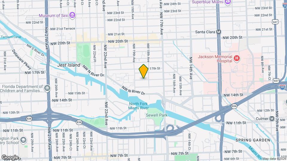 1836 NW 16th St Mapa y Detalles de la Ubicación