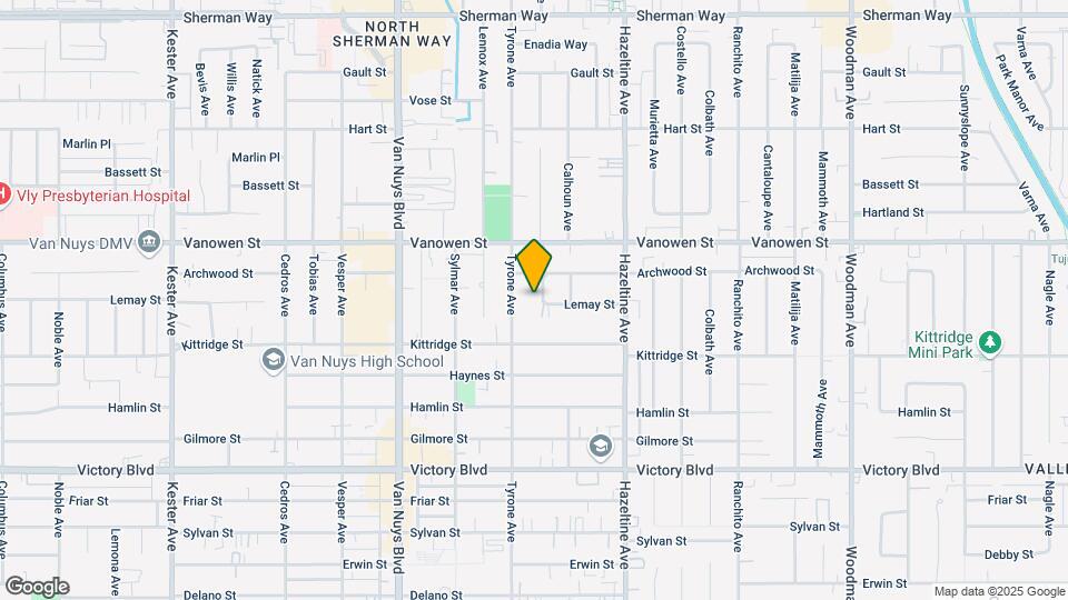 6703 Katherine Ave Map and Location Details