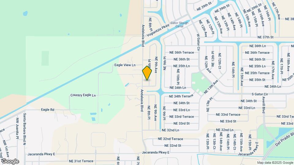 3438 NE 8th Pl Map and Location Details