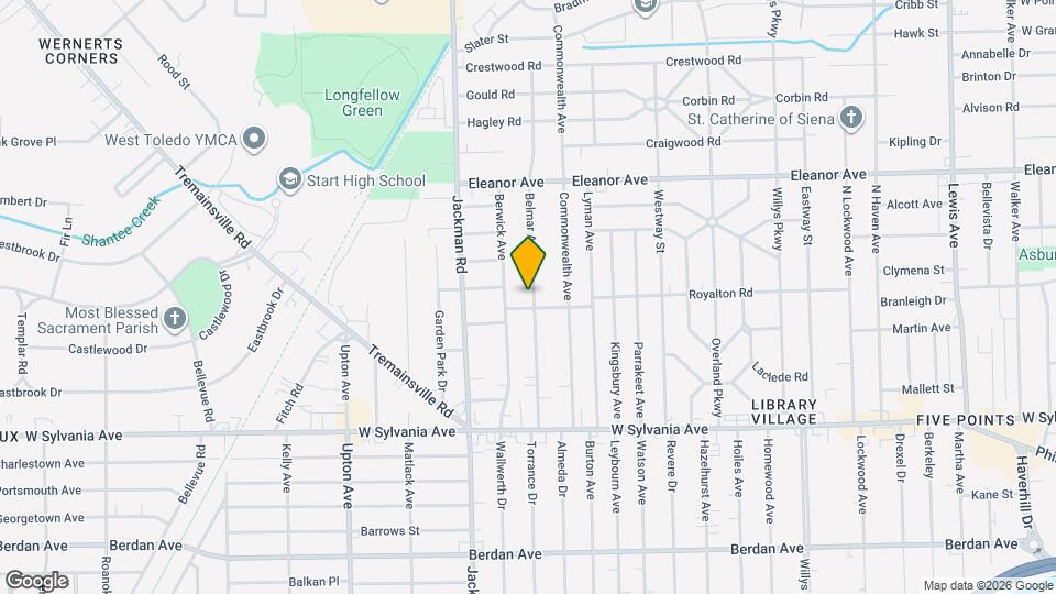 4235 Belmar Ave Map and Location Details