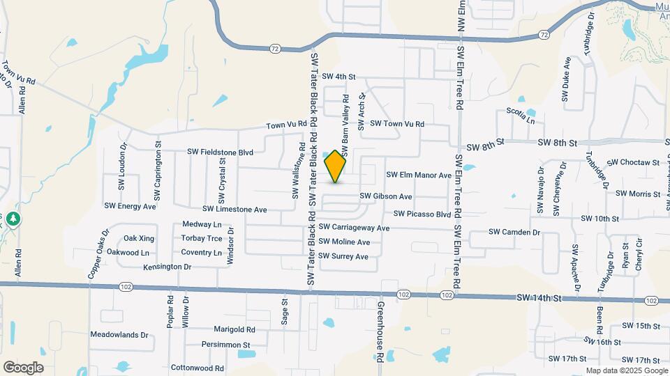 3906 SW Gibson Ave Map and Location Details