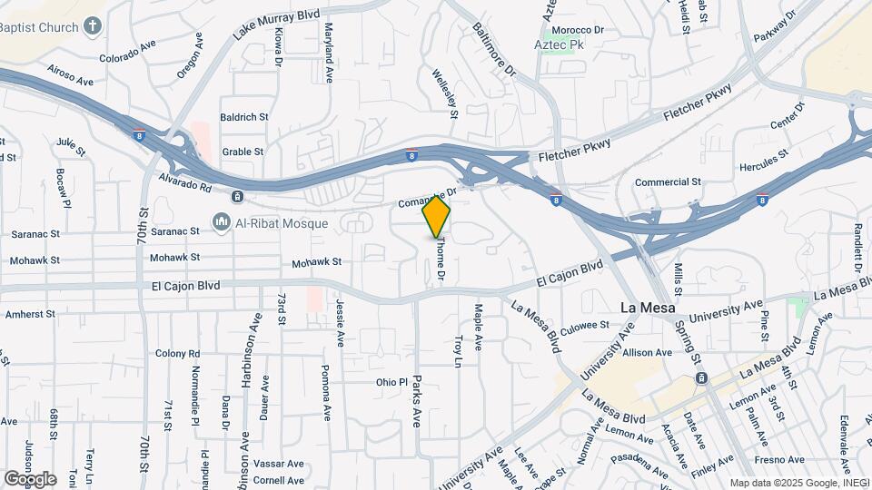 5024 Comanche Dr Map and Location Details