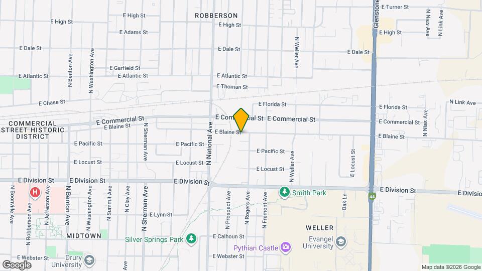 1316 E Blaine St Map and Location Details