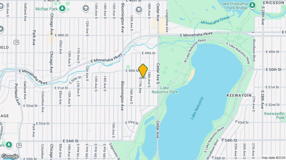 5029 17th Ave S Mapa y Detalles de la Ubicación